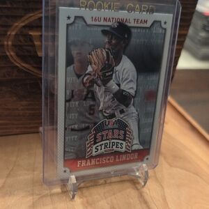 2015 Panini Francisco Lindor Team USA Rookie Card Longevity SP Indians Mets